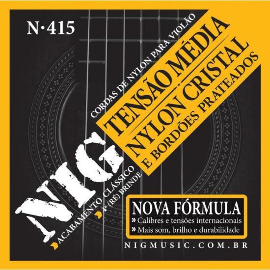 Imagem de Encordoamento Para Violão Nylon .028 N415 NIG