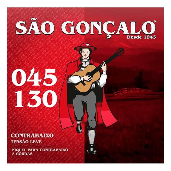 Imagem de Encordoamento São Gonçalo Baixo 5 Cordas .045 Níquel