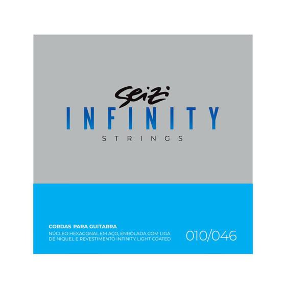 Imagem de Encordoamento Seizi Guitarra Seizi Infinity Light Coated 010