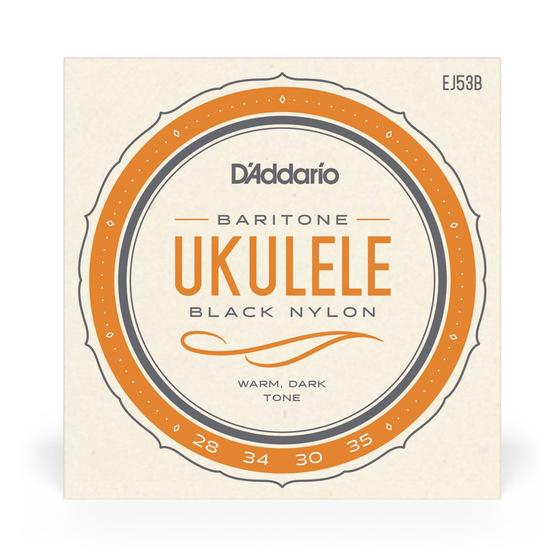 Imagem de Encordoamento Ukulele Barítono D Addario Pro-Arté Black EJ53B