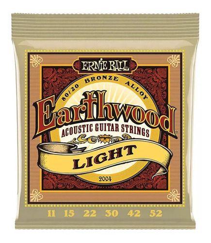 Imagem de Encordoamento Violão 0.11 Ernie Ball 2004 Earthwood Light