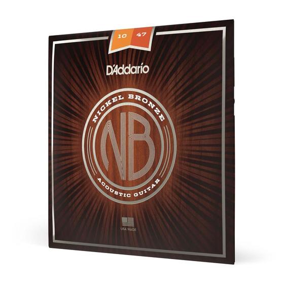 Imagem de Encordoamento Violão Aço .010 D'Addario Nickel Bronze NB1047