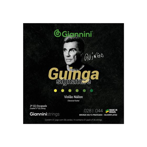 Imagem de Encordoamento Violão Nylon Alta Giannini Guinga Signature Series SSCGG