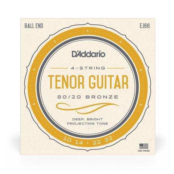 Imagem de Encordoamento Violão Tenor Aço D Addario Bronze 80/20 EJ66 F035