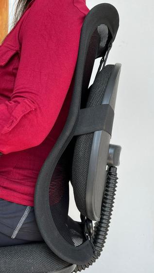 Encosto Apoio Lombar Cadeira Casa Corretor Postural Anatômico Dor Nas