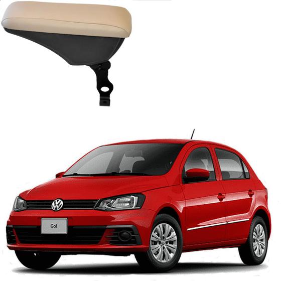 Imagem de Encosto de Braço Vw Gol G4 G5 G6 G7 G8 Apoio Descanso Porta Objetos Articulado