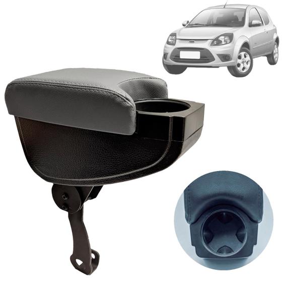 Imagem de Encosto Descanso De Braço Apoio Ford Ka 2008 2009 2010 2011 2012 2013 Porta Copos