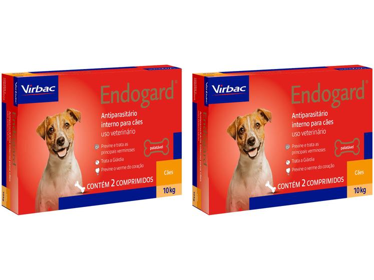 Imagem de Endogard Virbac Cães 10kg - 2 Comprimidos - 2 Unidades