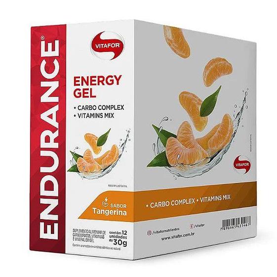 Imagem de Endurance Caffeine Gel Caixa Com 12 Saches 30g Tangerina Vitafor