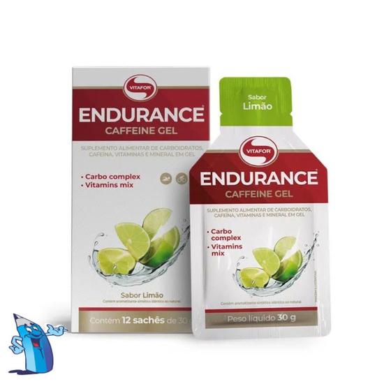 Imagem de Endurance caffeine gel vitafor caixa c/ 12 sachês