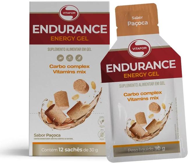 Imagem de Endurance Energy Gel - 12 Sachês 30g - Vitafor