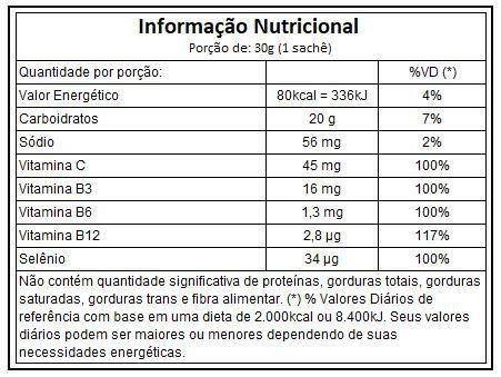 Imagem de Endurance Energy Gel (360g - 12 Saches) - Sabor: Baunilha