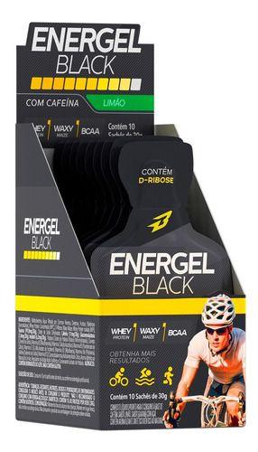 Imagem de Energel Black 10 Saches/30g Gel de Carboidrato com Cafeína - Body Action