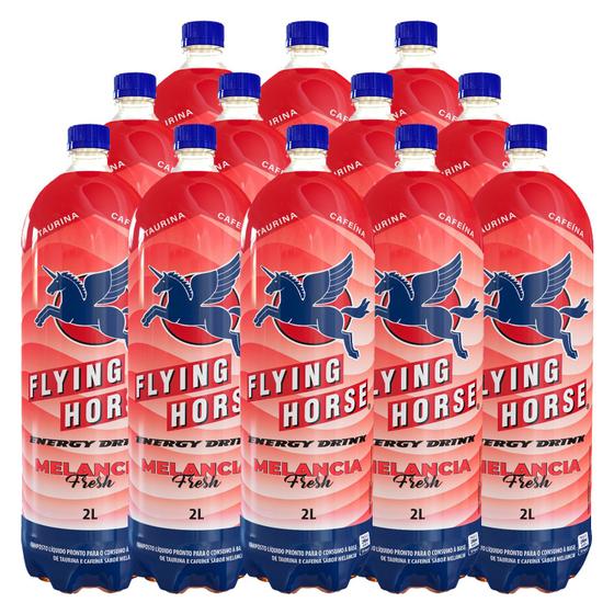 Imagem de Energético Flying Horse Energy Drink Melancia 2l 12 Unidades