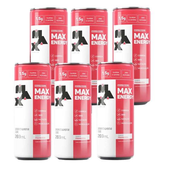 Imagem de Energético Max Energy (Pack c/ 6un de 269ml)  Max Titanium
