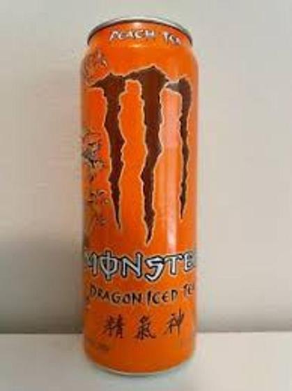 Imagem de Energético Monster Dragon Tea Pêssego 473ML  (Lançamento) Pack com 6