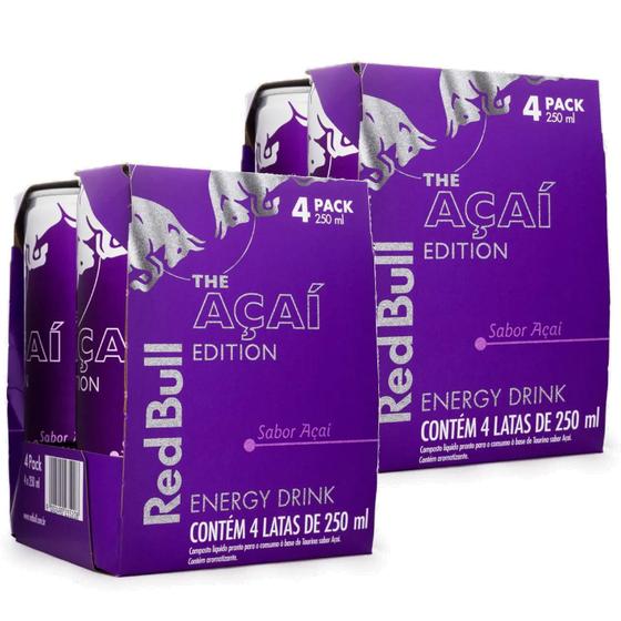 Imagem de Energético Red Bull Açai Edition 250Ml (8 Unidades)