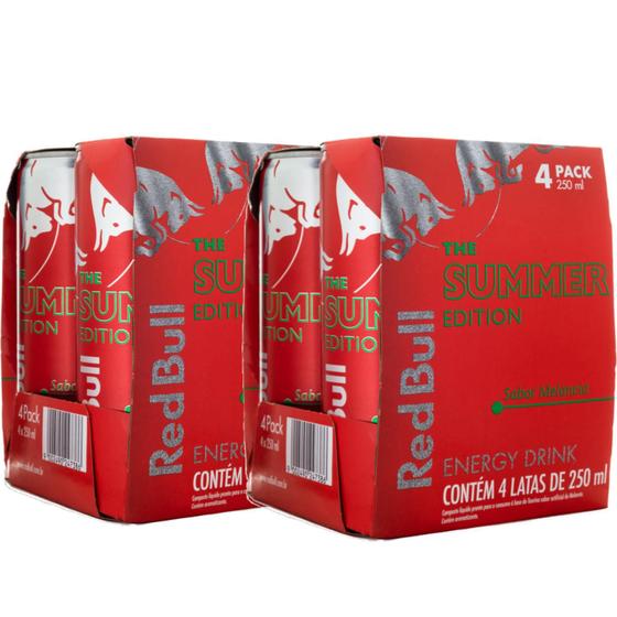 Imagem de Energético Red Bull Energy Drink Melancia 250Ml - 8 Latas