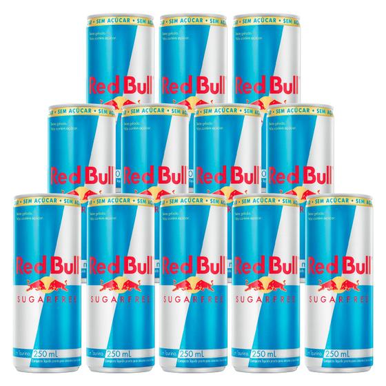 Imagem de Energético Red Bull Sugar Free 250ml 12 Unidades