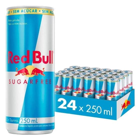 Imagem de Energético Red Bull Sugar Free 250Ml 24 Unidades
