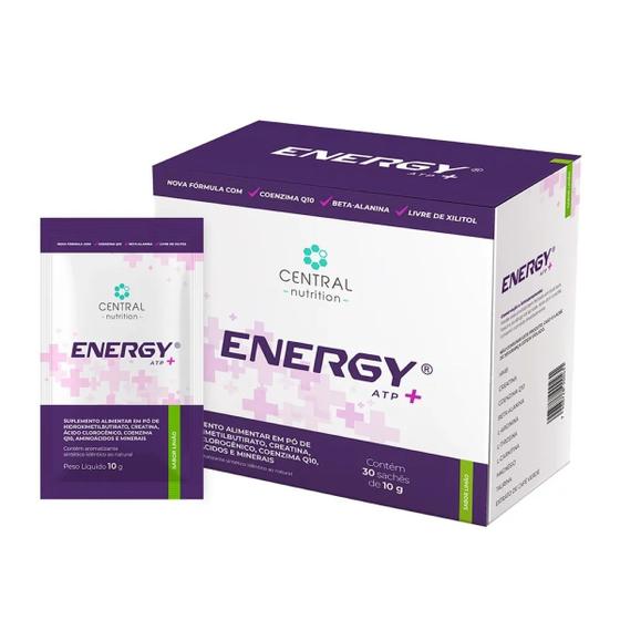 Imagem de Energy ATP+ Central Nutrition 30 Sachês Limão