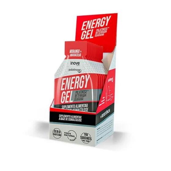 Imagem de Energy Gel Palatinose Display (10 sachês 30g) - Sabor: Morango + Maracujá