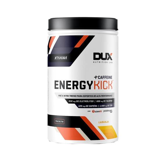 Energy Kick Caffeine 1Kg Laranja Dux Nutrition Cafeína Magazine Luiza