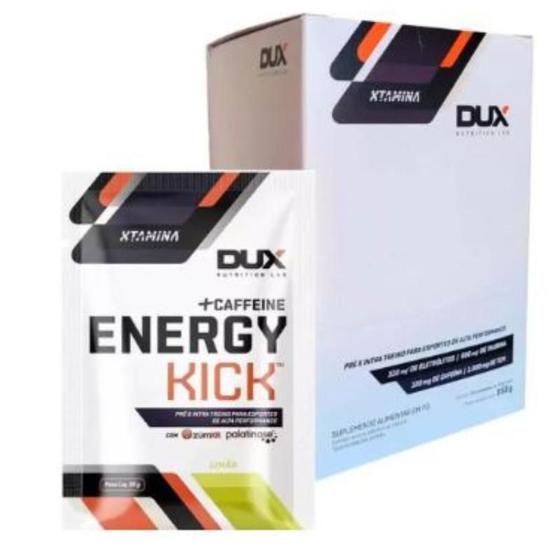 Imagem de Energy Kick Cafffeine Pré e Intra Treino (Caixa c/10 sachês de 35g) Dux Nutrition 