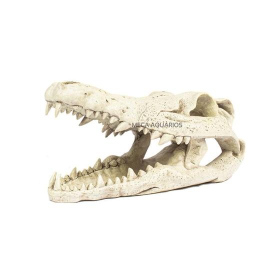 Imagem de Enfeite Aquário Esqueleto Cabeça Crocodilo Pequeno 54100