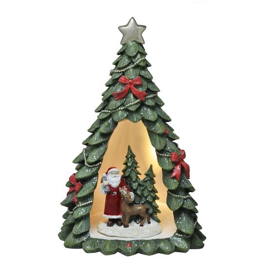 Enfeite Árvore de Natal com Luz Papai Noel 24cm Espressione Christmas - Papai  Noel para Árvore de Natal - Magazine Luiza