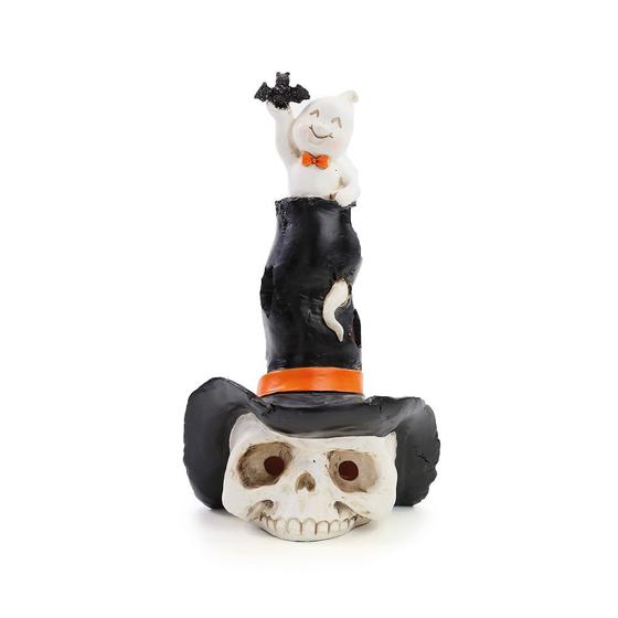 Imagem de Enfeite Chapeu Fantasma de Halloween 17x12x10cm 29005144