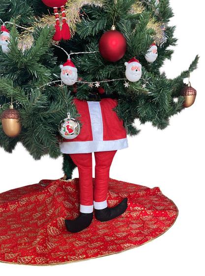 Enfeite de Árvore Perna de Papai Noel Decoração de Natal - Sadora Natal - Papai  Noel para Árvore de Natal - Magazine Luiza
