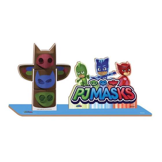 Imagem de Enfeite de Mesa em MDF - PJ Masks - 1 unidade - Festcolor - Rizzo