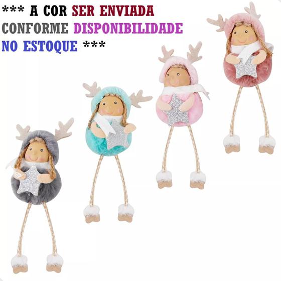 Imagem de Enfeite De Natal Boneco Rena Decorar Arvore 1 Unidades