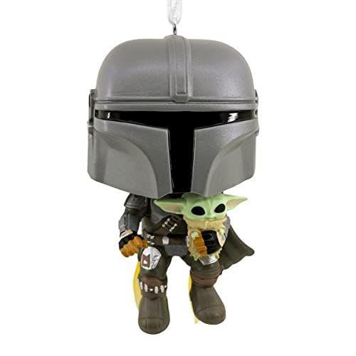 Imagem de Enfeite de Natal Funko POP! Hallmark Mandalorian com a criança