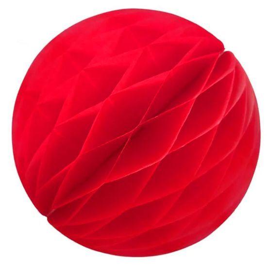 Imagem de Enfeite de Papel Globo 34cm Vermelho - 1 Un