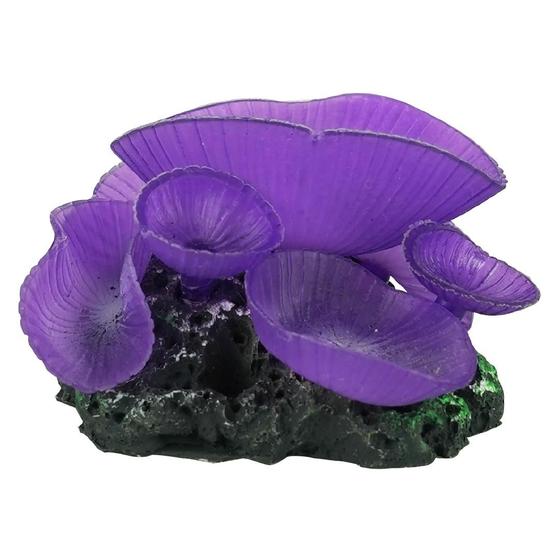 Imagem de Enfeite de silicone soma coral mushroom giant roxo