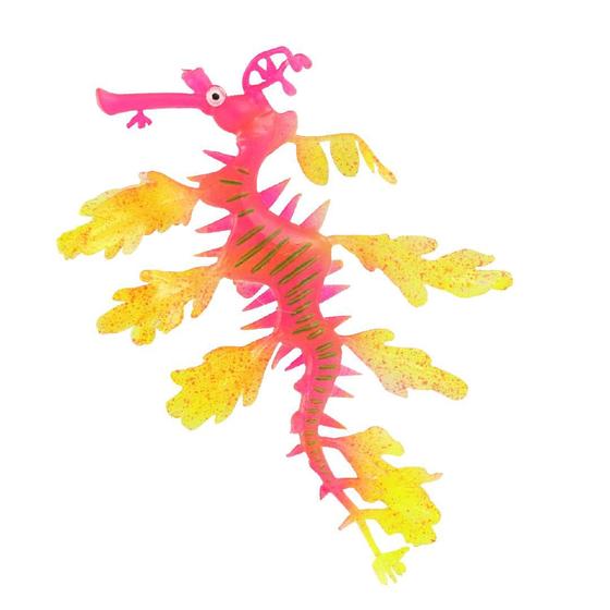 Imagem de Enfeite de silicone soma jelly dragao do mar amarelo e rosa