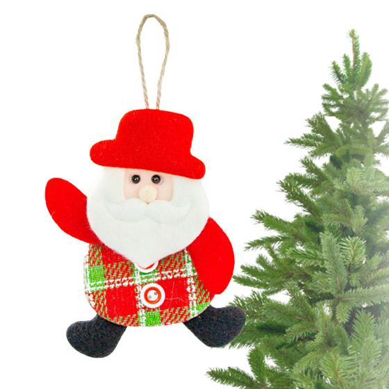 Imagem de Enfeite Decoração Arvore De Natal Boneco Pendurar Natalino P