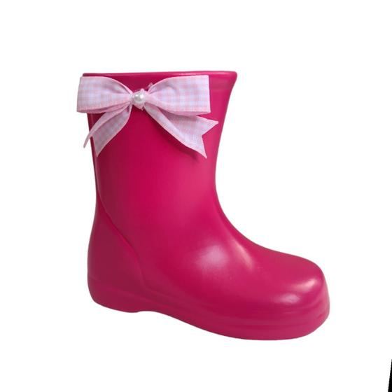 Imagem de Enfeite Decorativo Bota Avulsa Boneca - Pink com Laço