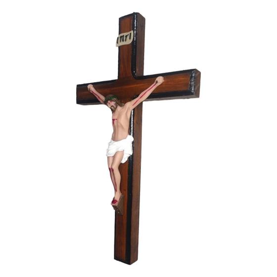 Imagem de Enfeite Decorativo Crucifixo Parede Pequeno