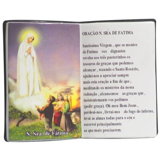 Imagem de Enfeite Decorativo Em Resina Livro Nossa Senhora De Fatima