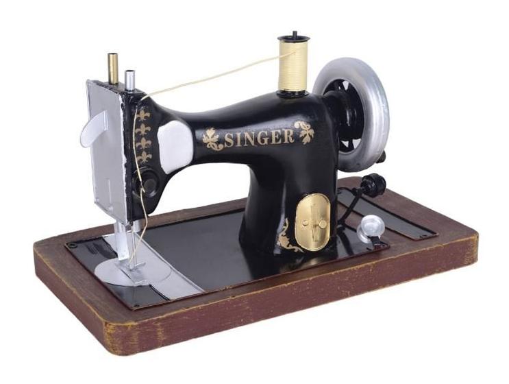 Enfeite Miniatura Máquina Costura Metal 34 cm 1913 Menor preço em Enfeite Miniatura Máquina Costura Metal 34 cm 1913