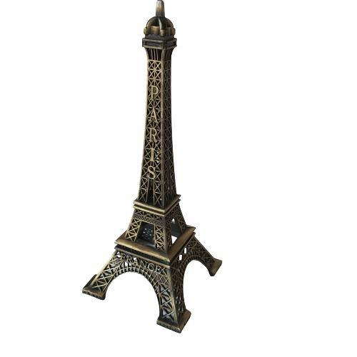 Imagem de Enfeite Miniatura Torre Eiffel Metal Paris Decoração 18cm