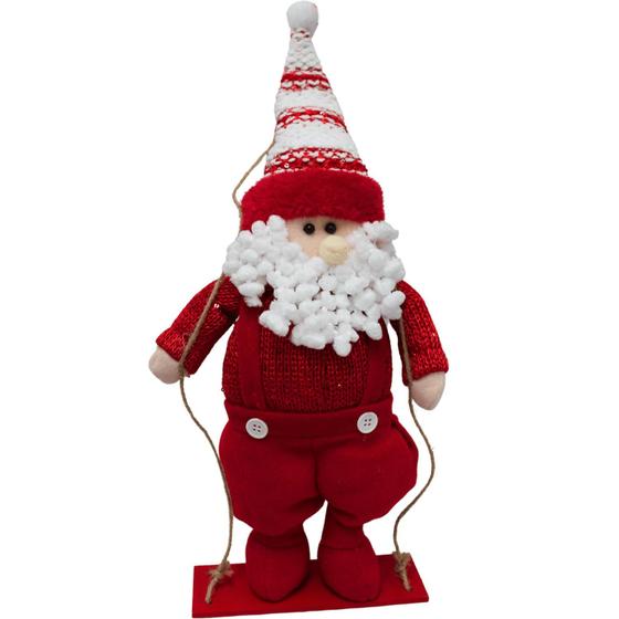 Imagem de Enfeite Papai Noel em Pé Gangorra - 34cm - Magizi