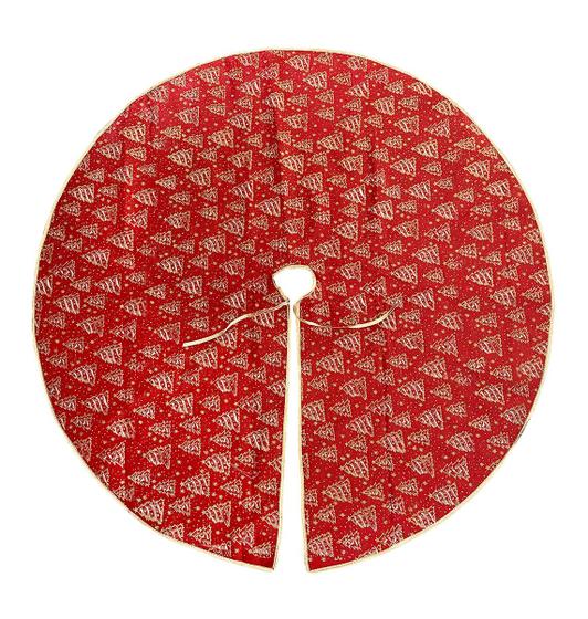 Imagem de Enfeite Para Arvore de Natal Saia De Decoração Grande 58cm