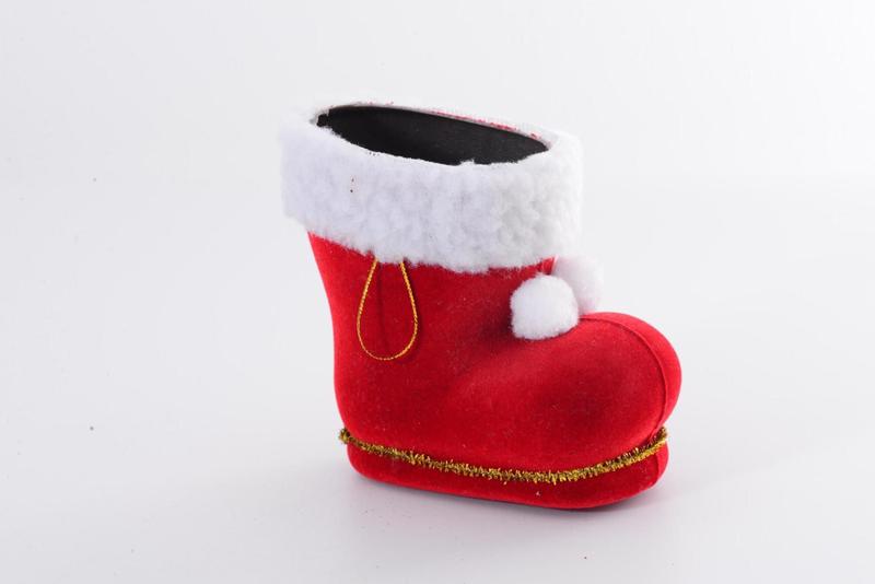 Imagem de Enfeite Pendente Bota Noel 11cm x 11cm - Wincy Natal