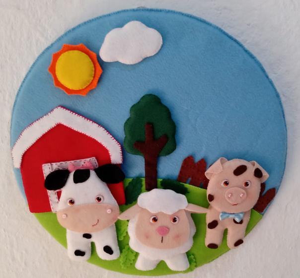 Imagem de Enfeite Porta de Maternidade Fazendinha