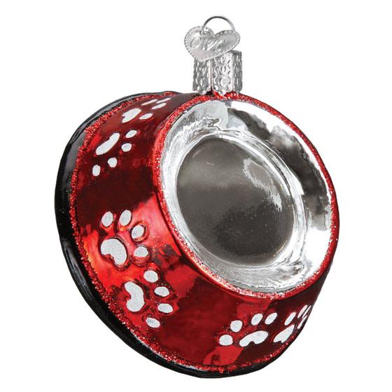 Imagem de Enfeites de Natal Velho Mundo Christmas Dog Bowl Glass