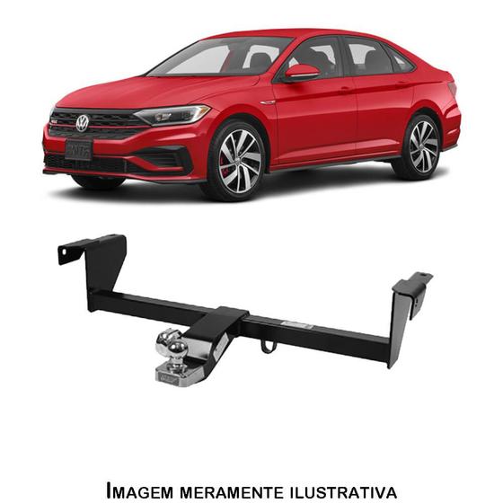 Imagem de Engate Braconi JETTA 2019 2020 Escapamento Duplo VW60